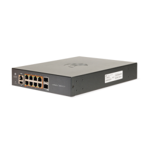 switch poe cnmatrix ex1010 p / 8 puertos gigabit poe 802.3af/at + 2 sfp / capa 2 / gestión en la nube gratuito