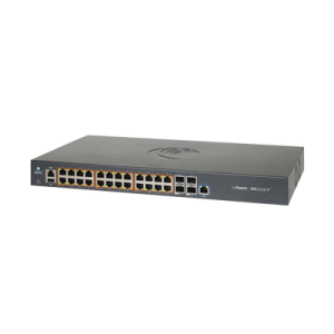 switch cnmatrix ex2028 p capa 3 de 28 puertos (24 poe gigabit 802.3af/at, 4 sfp+) administración desde la nube (mx ex2028pxb u)