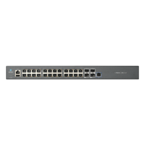 switch cnmatrix ex2028 capa 3 de 28 puertos (24 ethernet gigabit, 4 sfp+) administración desde la nube (mx ex2028xxa u)