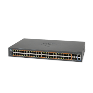 switch poe cnmatrix ex2052 p 802.3af/at de 48 puertos gigabit y 4 sfp+, capa 3, 400 w, gestión en la nube