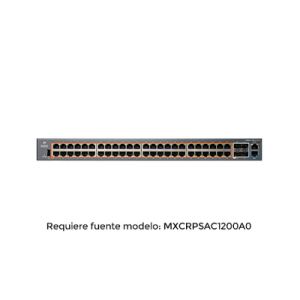 switch poe inteligente / cnmatrix ex2052r p / poe+ / 48 puertos x 1 gps / 4 sfp+, fuente de alimentación extraíble