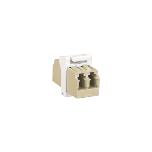 módulo acoplador max de fibra Óptica, lc duplex, compatible con monomodo y multimodo, color blanco
