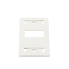 placa de pared modular max, de 4 salidas, color blanco, versión bulk (sin empaque individual)