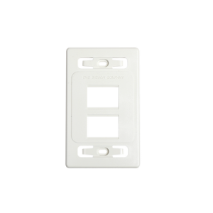 placa de pared modular max, de 4 salidas, color blanco, versión bulk (sin empaque individual)