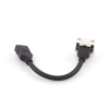 adaptador hdmi con pigtail hembra hembra, para vídeo 720, 1080p, 4k uhd compatible con faceplates max siemon de 2 salidas, color blanco