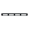 patch panel max modular (vacío), de 24 puertos, plano, 1ur