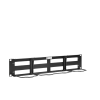 patch panel max vacio id vertical utp 48 ptos plano 2u negro