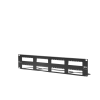 patch panel max vacio id vertical utp 48 ptos plano 2u negro