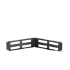 patch panel max modular (vacío), de 48 puertos, angulado, 2ur
