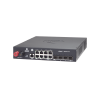 switch cnmatrix wisp tx1012 dc p de 8 puertos poe y 4 sfp+, 170 w poe budget, capa 2, gestión gratuita desde la nube, para corriente directa