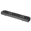 organizador de cables horizontal netmanager, sencillo (solo frontal), para rack de 19in, 1ur