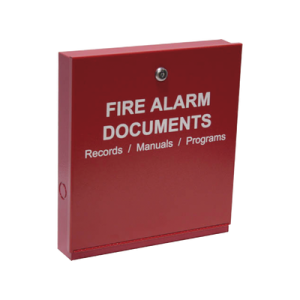 gabinete para documentos del sistema de alarma contra incendios
