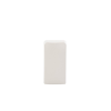 caja de montaje en superficie, para 2 módulos keystone, color blanco mate