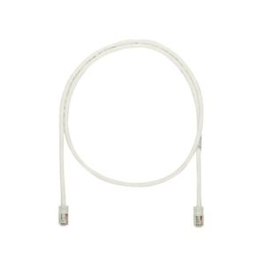 cable de parcheo utp categoría 5e, con plug modular en cada extremo 4.3 m. blanco mate
