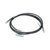 cable de parcheo utp categoría 5e, con plug modular en cada extremo 2 m. negro