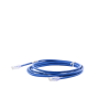 cable de parcheo utp categoría 6, con plug modular en cada extremo 3 m. azul