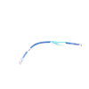 cable de parcheo utp categoría 6, con plug modular en cada extremo 1 ft (30.48 cm) azul