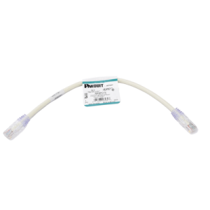 cable de parcheo utp categoría 6, con plug modular en cada extremo 1 ft (30.48 cm) blanco
