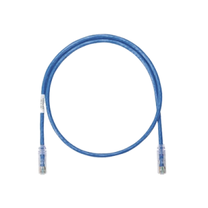cable de parcheo utp categoría 6, con plug modular en cada extremo 35 ft azul