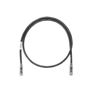 cable de parcheo utp categoría 6, con plug modular en cada extremo 3 m. negro