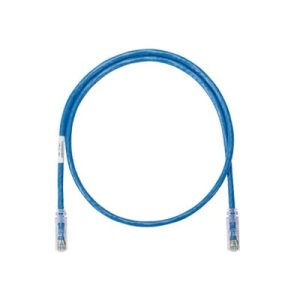 cable de parcheo utp categoría 6, con plug modular en cada extremo 2 m. azul