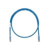 cable de parcheo utp categoría 6, con plug modular en cada extremo 6 m. azul