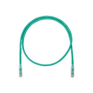 cable de parcheo utp categoría 6, con plug modular en cada extremo 6 m. verde