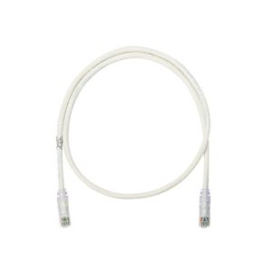 cable de parcheo utp categoría 6, con plug modular en cada extremo 2 m. blanco mate