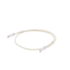 cable de parcheo utp categoría 6, con plug modular en cada extremo 1 m. blanco mate