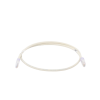 cable de parcheo utp categoría 6, con plug modular en cada extremo 1 m. blanco mate