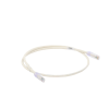 cable de parcheo utp categoría 6, con plug modular en cada extremo 1 m. blanco mate