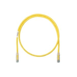 cable de parcheo utp categoría 6, con plug modular en cada extremo 6 m. amarillo