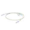 cable de parcheo utp categoría 6, con plug modular en cada extremo 1.5 m. blanco mate
