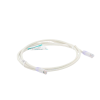 cable de parcheo utp categoría 6, con plug modular en cada extremo 1.5 m. blanco mate