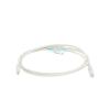 cable de parcheo utp categoría 6, con plug modular en cada extremo 1.5 m. blanco mate