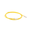cable de parcheo utp categoría 6, con plug modular en cada extremo 1.5 m. amarillo