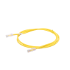 cable de parcheo utp categoría 6, con plug modular en cada extremo 1.5 m. amarillo