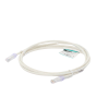 cable de parcheo utp categoría 6, con plug modular en cada extremo 2 m. blanco mate