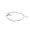 cable de parcheo utp categoría 6, con plug modular en cada extremo 2 m. blanco mate
