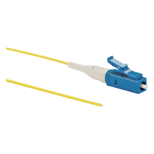 pigtail de fibra Óptica lc simplex, monomodo os2 9/125, 900um, color amarillo, 1 metro