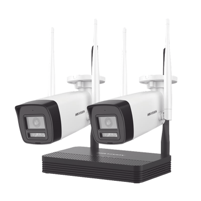 kit ip inalámbrico 4 megapixel / nvs 4 canales / 2 cámaras bala para exterior con lente 2.8 mm y dual light (30 mts ir + 30 mts luz blanca) / audio bidireccional (micrófono y bocina) / soporta micro sd de 512 gb kit ip inalámbrico 4 megapixel / nvs 4 canales / 2 cámaras bala para exterior con lente 2.8 mm y dual light (30 mts ir + 30 mts luz blanca) / audio bidireccional (micrófono y bocina) / soporta micro sd de 512 gb