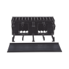 organizador de cables horizontal netmanager de alta densidad, doble (frontal y posterior), para rack de 19in, 4ur