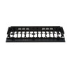 organizador de cables horizontal netmanager de alta densidad, sencillo (solo frontal), para rack de 19in, 1ur