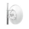 antena direccional de alto rendimiento / diámetro de 60 cm / 4.9 6.4 ghz / ganancia 30 dbi / slant de 45 ° y 90 ° / ideal para 30 km / conector n hembra / montaje y jumpers incluidos.