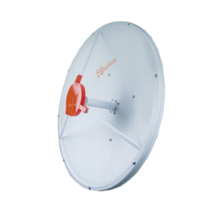antena de parabola profunda, blindada, con supresión al ruido de 3 ft, 4.5 5.5 ghz, ganancia 34 dbi con slant de 45 ° y 90 °, ideal para hasta 60 km, conectores n hembra, montaje.