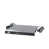 pdu monitoreable de transferencia automática ats (fuente redundante), con 10 salidas 5 15r, enchufes de entrada nema 5 15p, instalación horizontal de 19in, 1ur, 15 amp, 120 vca