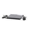 pdu monitoreable de transferencia automática ats (fuente redundante), con 10 salidas 5 15r, enchufes de entrada l5 20p, instalación horizontal de 19in, 1ur, 20 amp, 120 vca