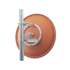 antena altamente direccional / 2 ft / 4.9 6.4 ghz / diseñada para ambientes salinos / ganancia 30 dbi / slant de 45 ° y 90 ° / incluye jumper, radomo y montaje de acero inoxidable.