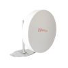 antena de parabola profunda, blindada, con supresión al ruido de 4 ft, 4.9 6.4 ghz, ganancia 37 dbi con slant de 45 ° y 90 °, ideal para hasta 100 km, conectores n hembra, montaje con alineación milimétrica.