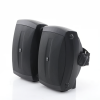 altavoces de montaje en superficie de 2 vias | woofer 5 in, tweeter 0.5 in | semi exterior, 6 ohms | par color negro